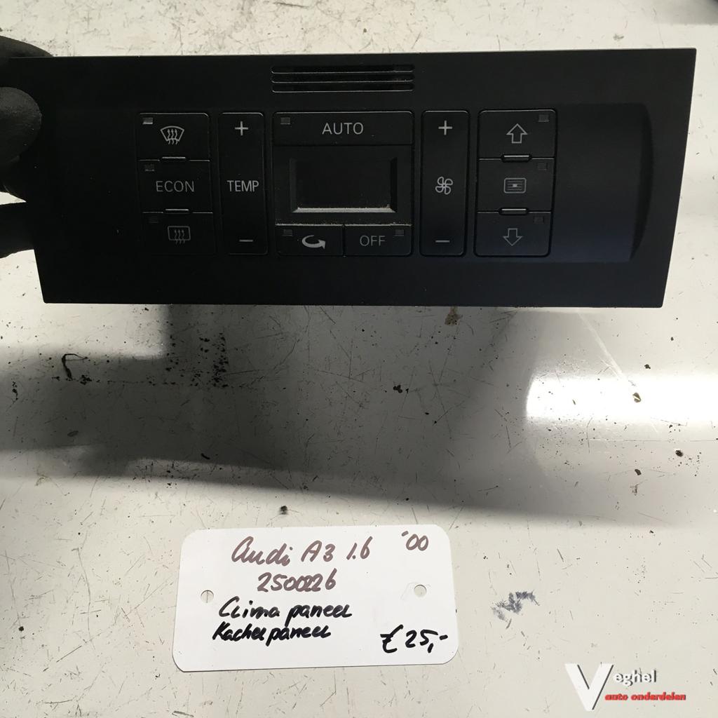 Audi A3 1.6 2000 2500226  Kachelbedieningspaneel        8L0, Auto-onderdelen, Gebruikt, -, -, Ophalen of Verzenden
