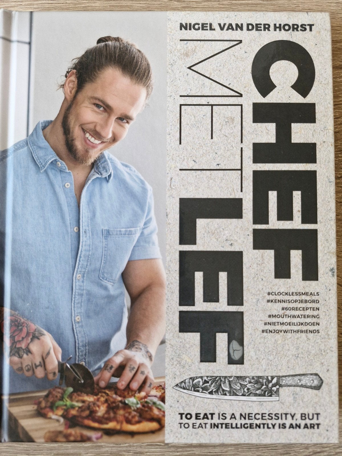 Chef met Lef - Nigel van der Horst kookboek, Boeken, Nigel van der Horst, Gezond koken, Ophalen of Verzenden, Zo goed als nieuw