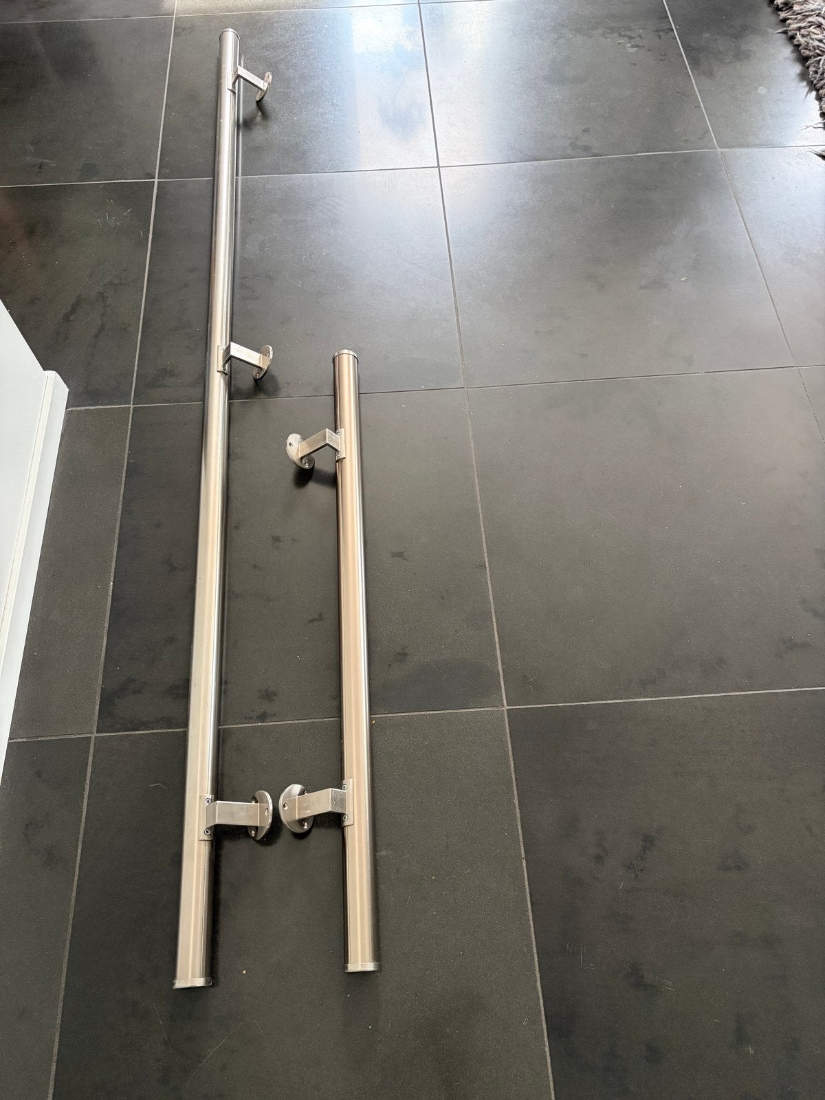 RVS trapleuning, Ophalen, Zo goed als nieuw, Rvs, Klink of Kruk