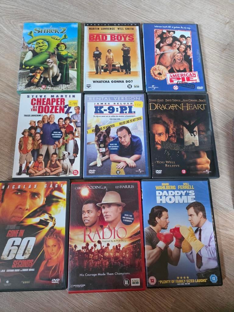 DVD dvd opruiming!, Alle leeftijden, Ophalen, Zo goed als nieuw, Komedie