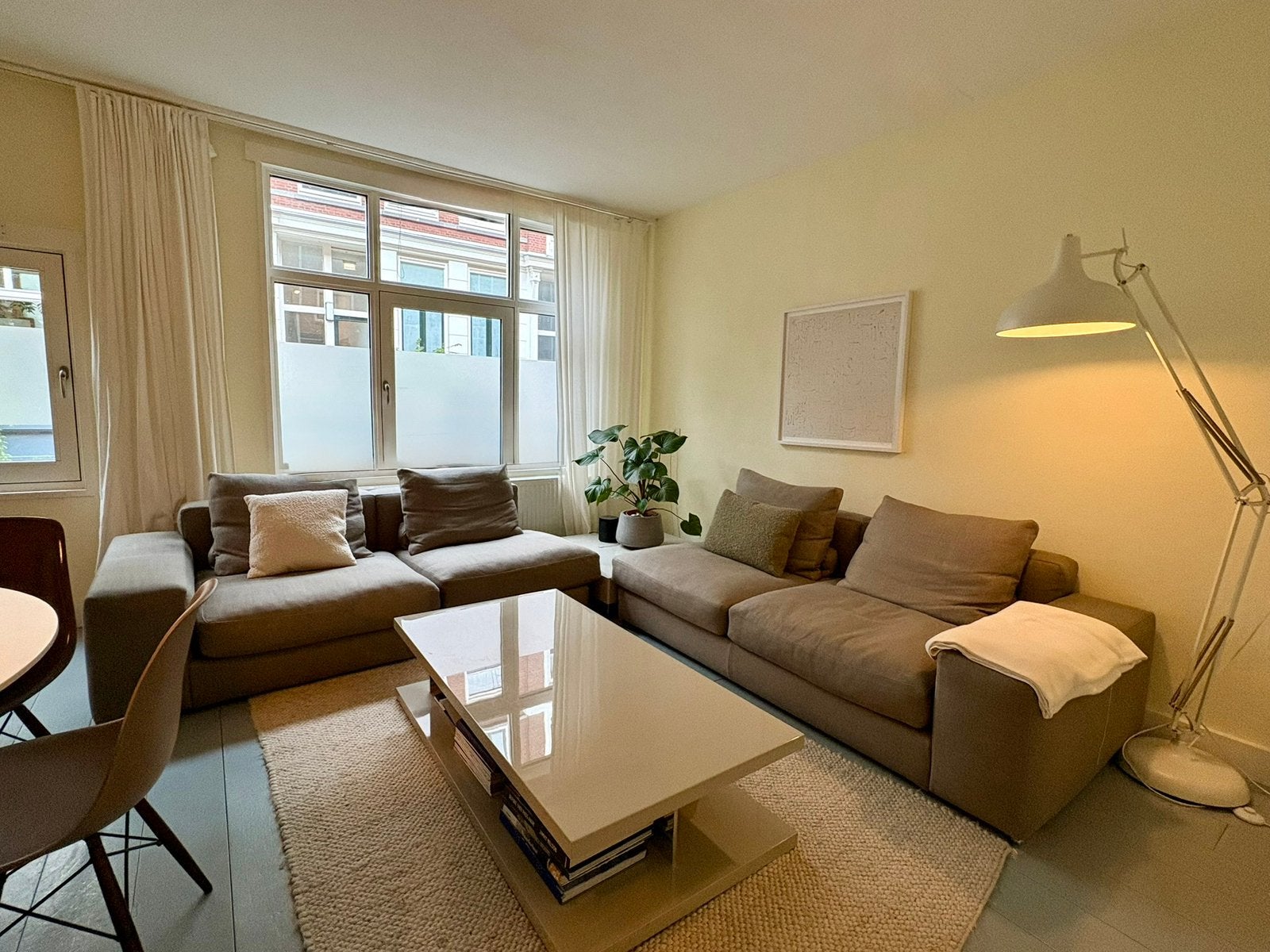 Minotti set: Jagger modulaire sofa + Minotti tafels, Huis en Inrichting, Ophalen, Gebruikt, Stof