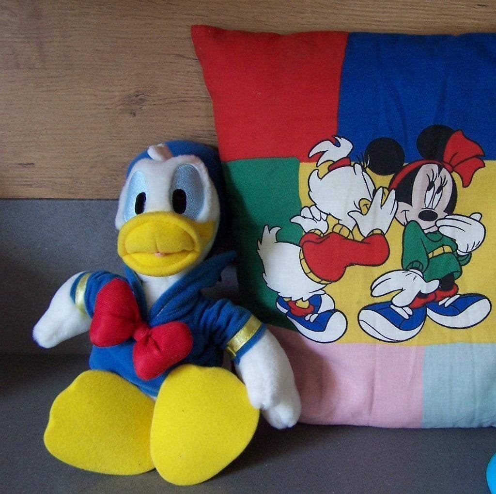 DISNEY  Knuffels: Donald Duck, Goofy + Kussen € 14,50, Verzamelen, Disney, Ophalen of Verzenden, Donald Duck, Zo goed als nieuw