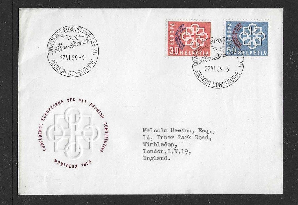 Zwitserland Michel FDC 681-682, Postzegels en Munten, Postzegels | Europa | Zwitserland, Ophalen of Verzenden, Gestempeld