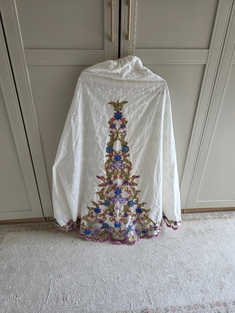 Gebedskleding mukena set, Ophalen, Overige typen, Wit, Maat 36 (S)