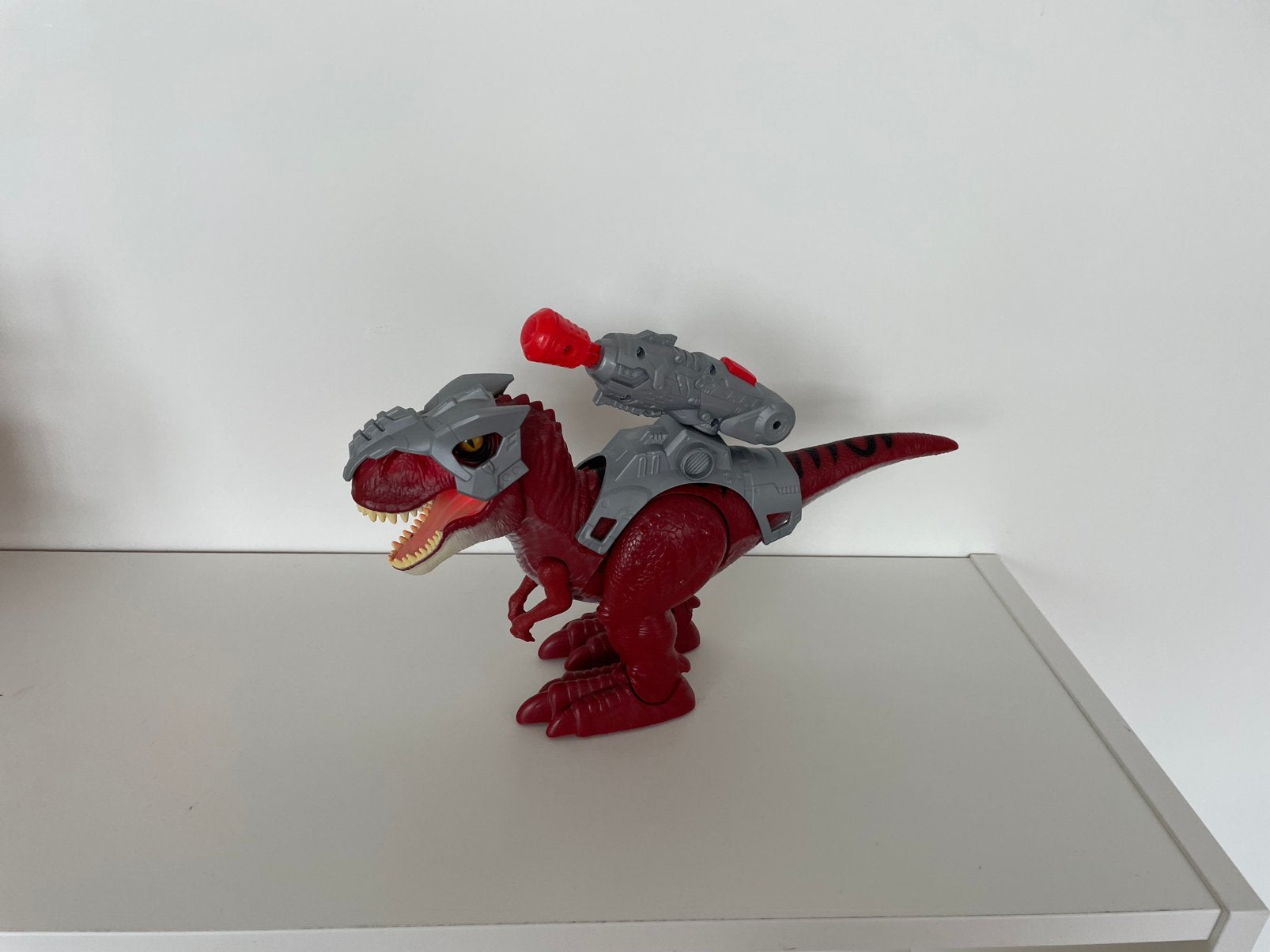 Lopende T-Rex met geluid en licht, Ophalen of Verzenden, Zo goed als nieuw