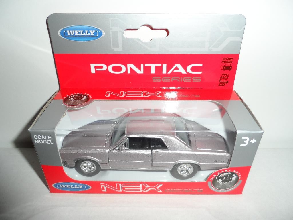 Welly - 1965 Pontiac GTO - 1:36, Ophalen of Verzenden, Nieuw, Auto