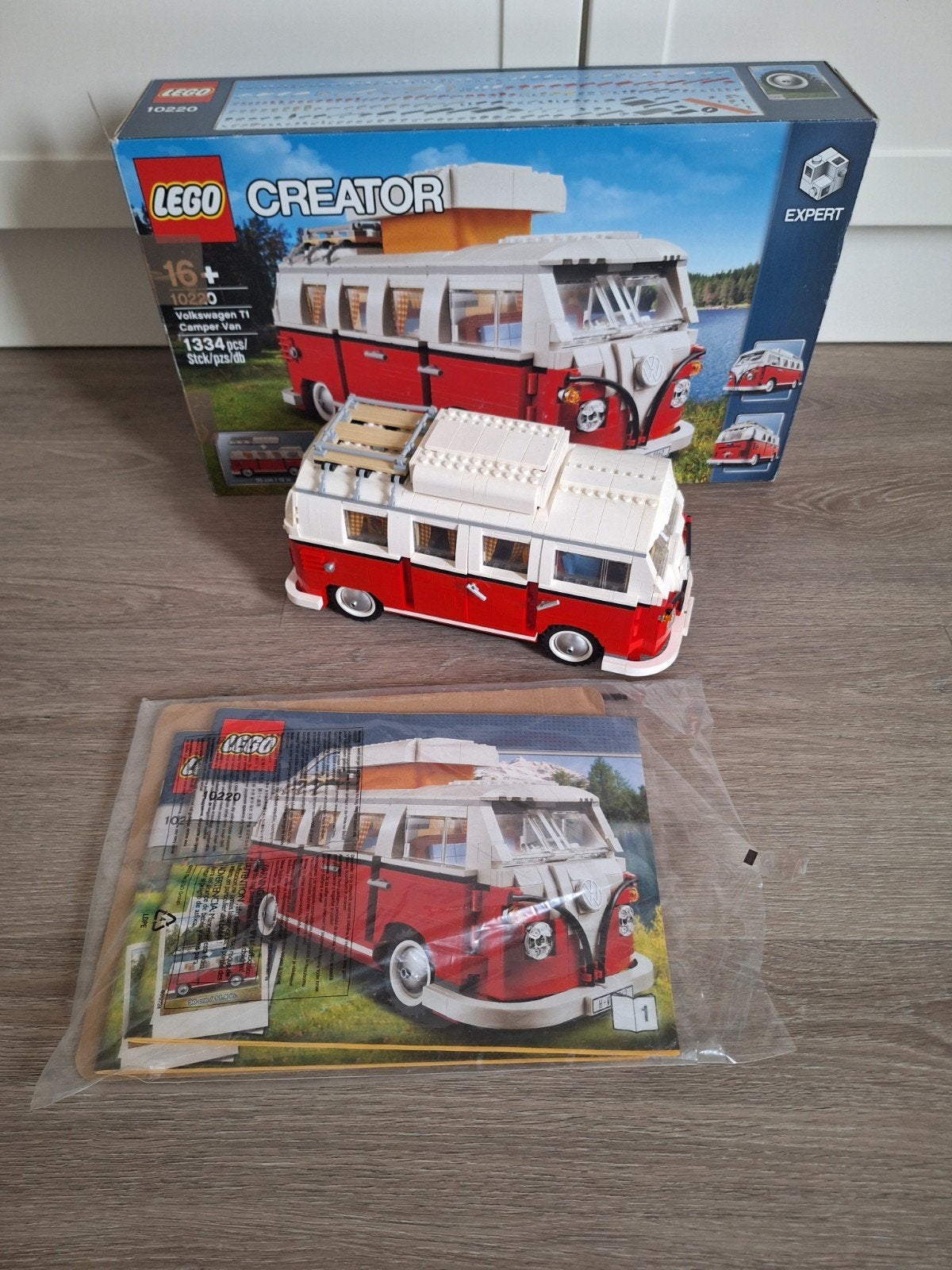 LEGO Volkswagen T1 Camper - 10220, Ophalen of Verzenden, Gebruikt, Complete set, Lego
