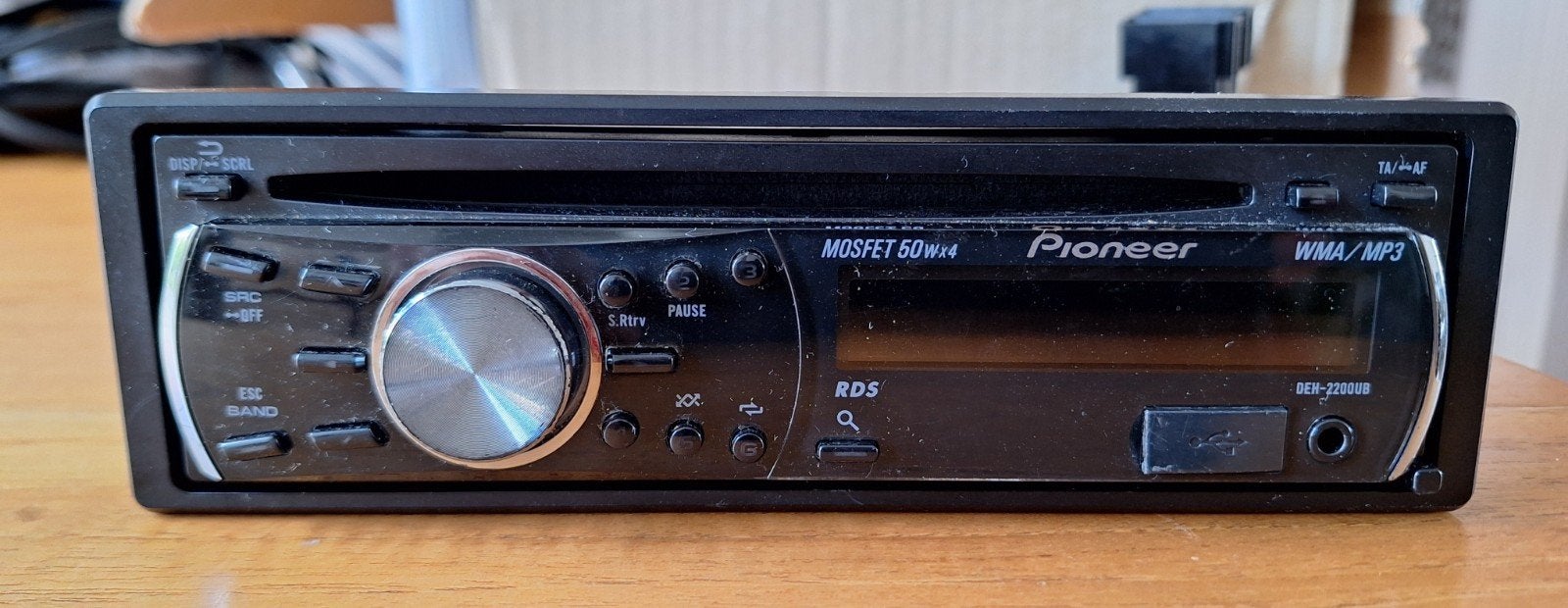 Pioneer auto radio cd usb speler, Ophalen of Verzenden, Gebruikt