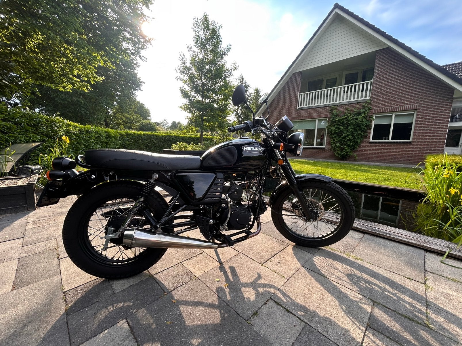 Hanway Raw 50 Cafe Racer | 6.300 km | Zeer nette staat, Fietsen en Brommers, Brommers | Overige merken, Ophalen, Maximaal 45 km/u