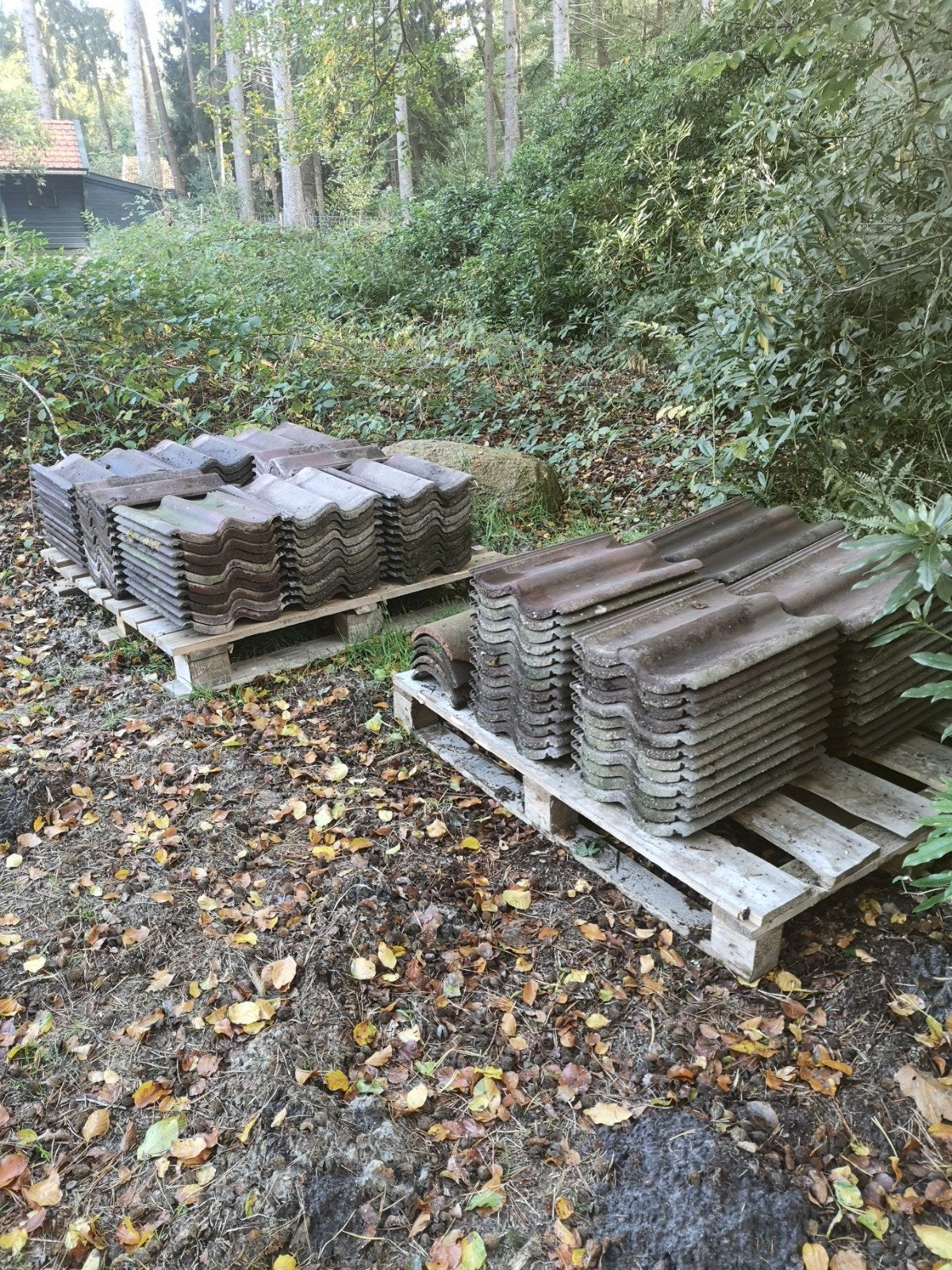 dakpannen en nokvorsten, Ophalen, Gebruikt, Steen of Klei, Dakpannen