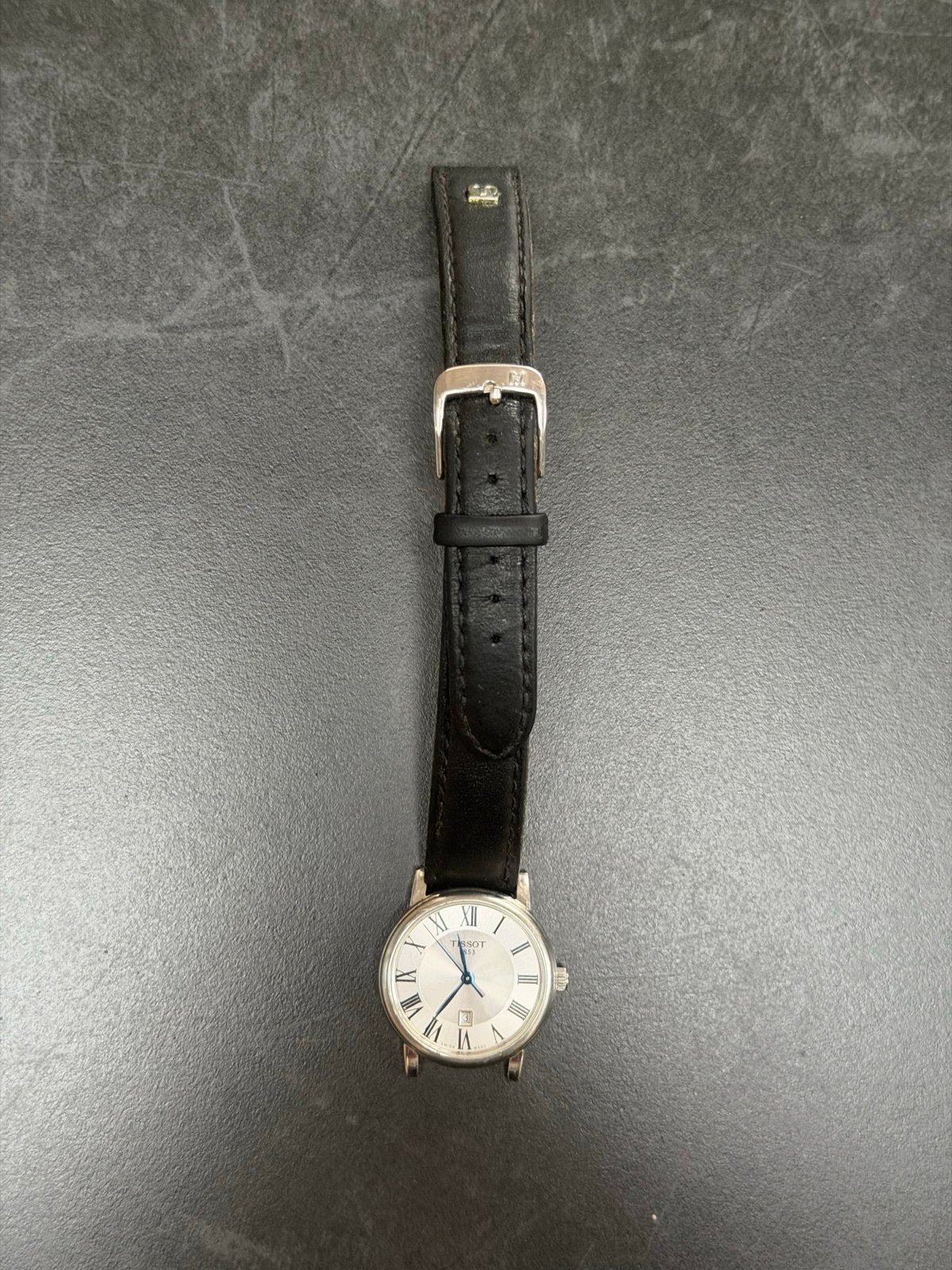 Tissot 1853 Carson dames model, Overige merken, Staal, Polshorloge, Ophalen of Verzenden