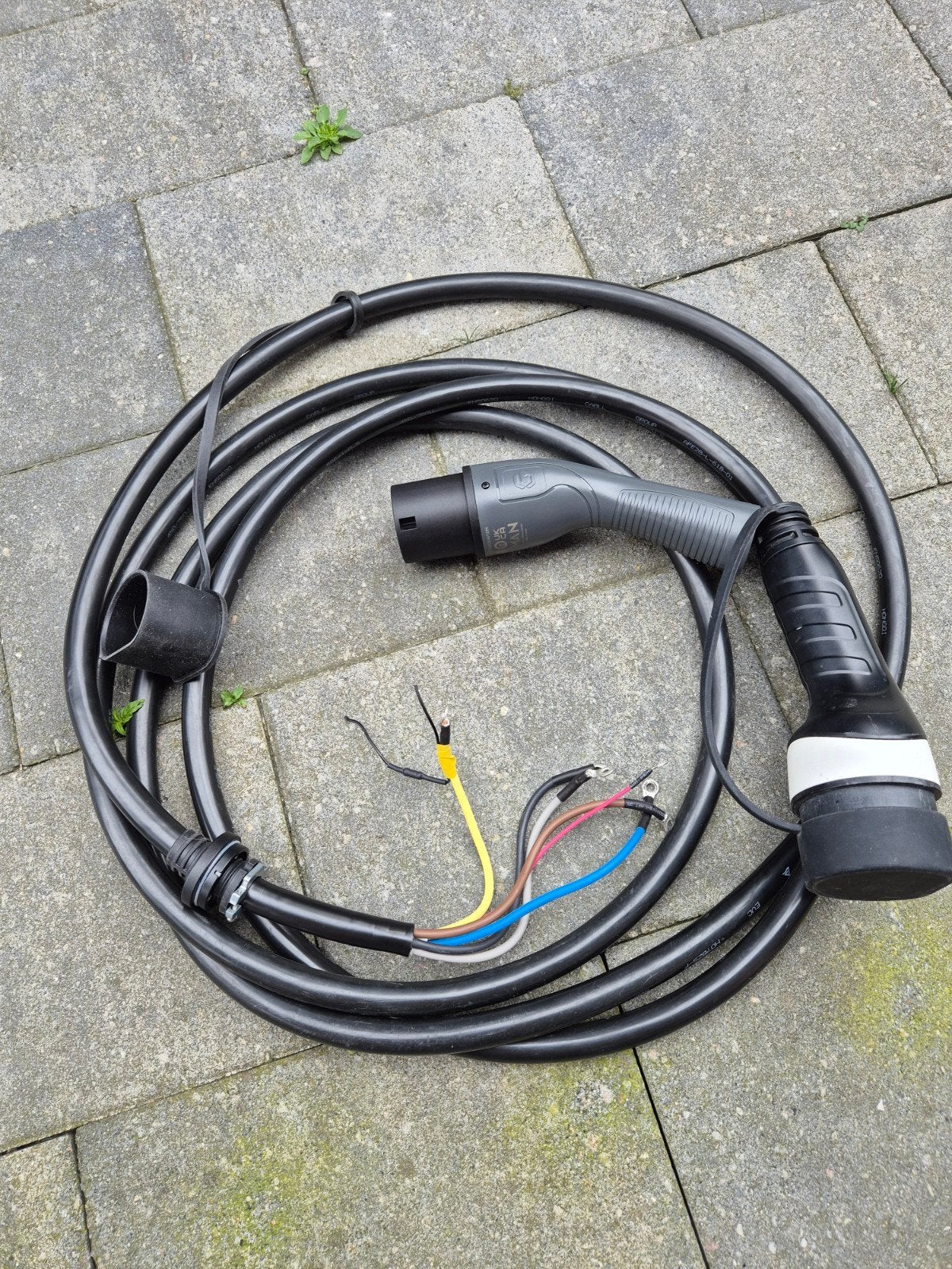 Type 2 kabel 22kw 5mtr open eind, Auto diversen, Laadpalen, Ophalen, Laadkabel