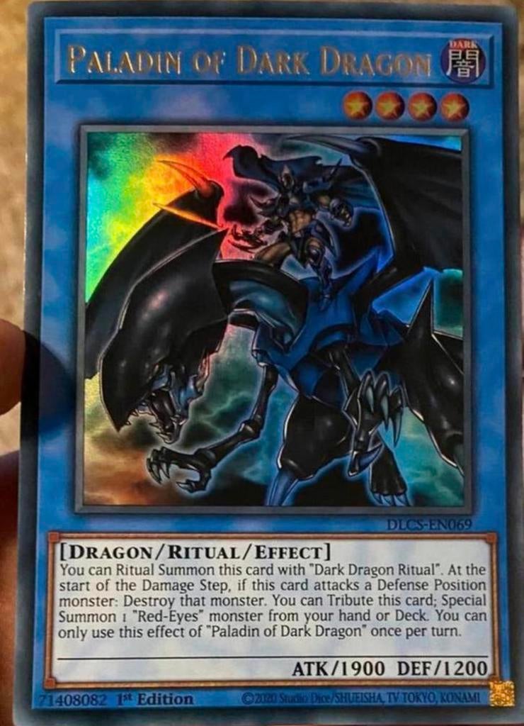 Yu-Gi-Oh! Paladin of Dark Dragon DLCS 1st Edition !, Hobby en Vrije tijd, Verzamelkaartspellen | Yu-gi-Oh!, Ophalen of Verzenden