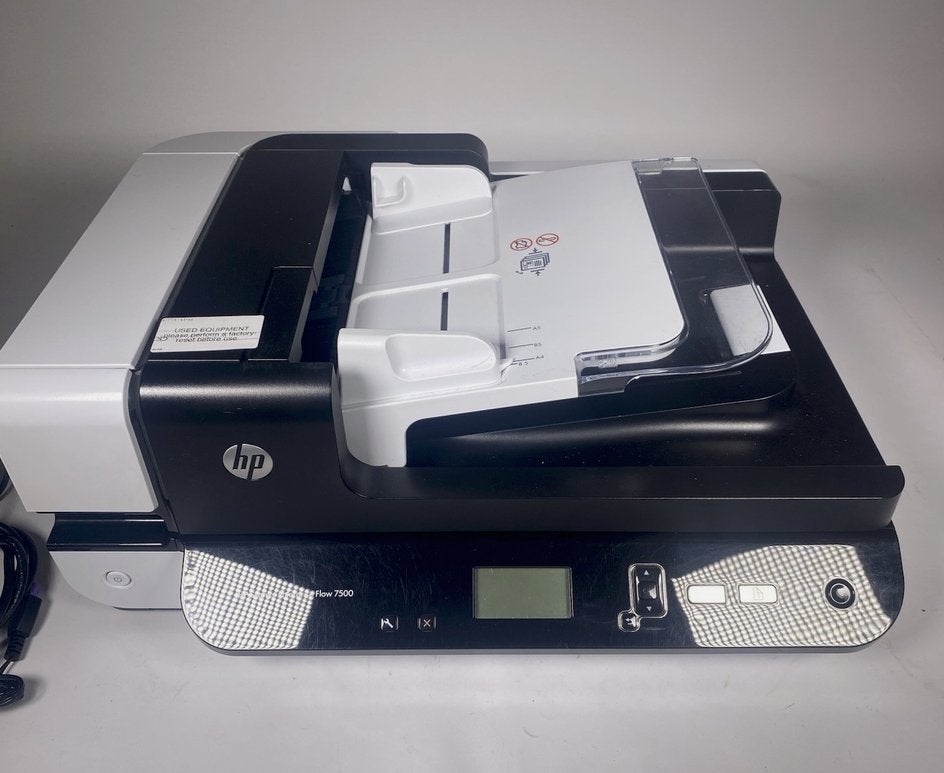 HP Scanjet Enterprise Flow 7500 A4 ADF SCANNER, Computers en Software, Scanners, Gebruikt, Documentscanner, Ophalen