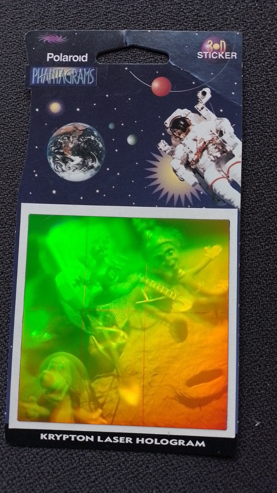 Vintage Polaroid Phantagrams Krypton Laser Hologram Sticker, Ophalen of Verzenden, Nieuw, Overige typen