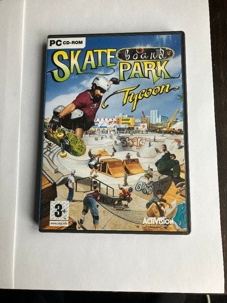 skate board park tycoon (activision) pc game skateboard, Spelcomputers en Games, 1 speler, Ophalen of Verzenden, Zo goed als nieuw
