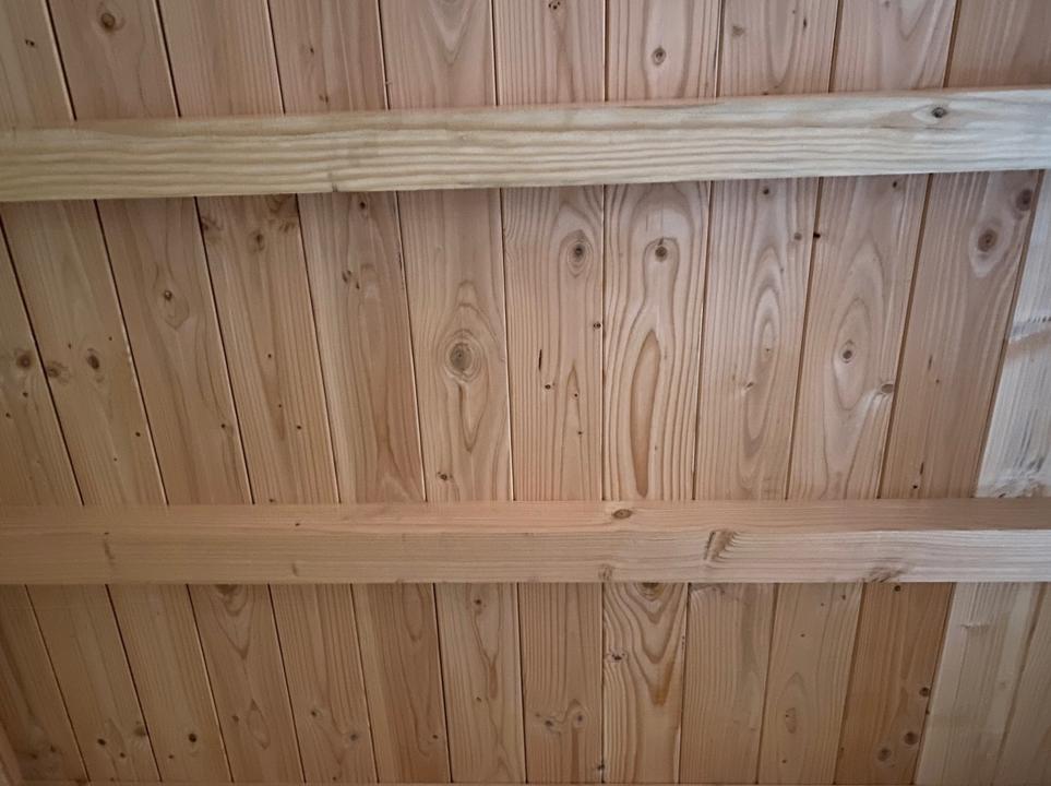 Douglas sponningplank - halfhouts rabat | SALE, Ophalen of Verzenden, Zo goed als nieuw, 250 cm of meer, Planken
