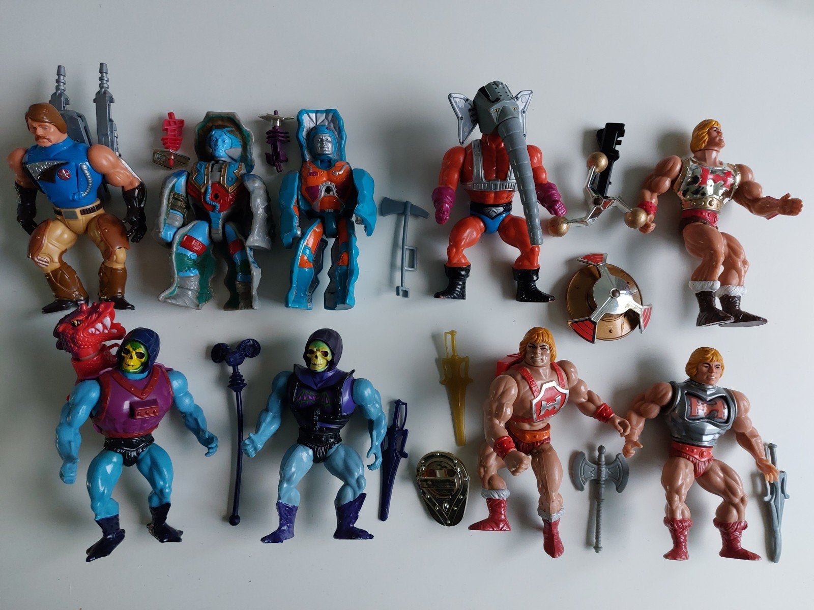 Vintage Masters of the universe motu figuren, Ophalen of Verzenden, Gebruikt