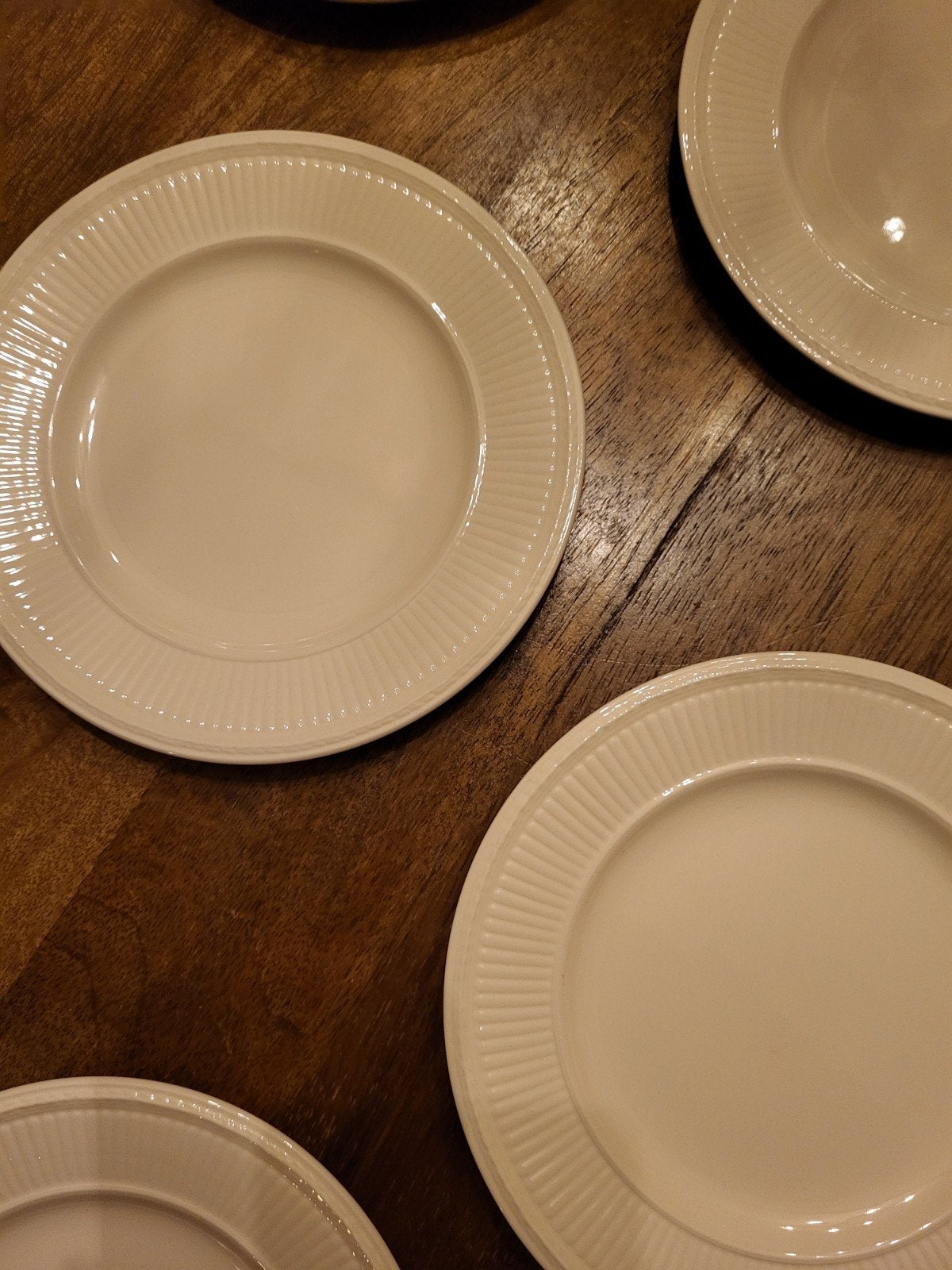 Wedgewood edme bordjes 18cm - 8 stuks €30, Ophalen, Klassiek, Zo goed als nieuw, Bord(en)