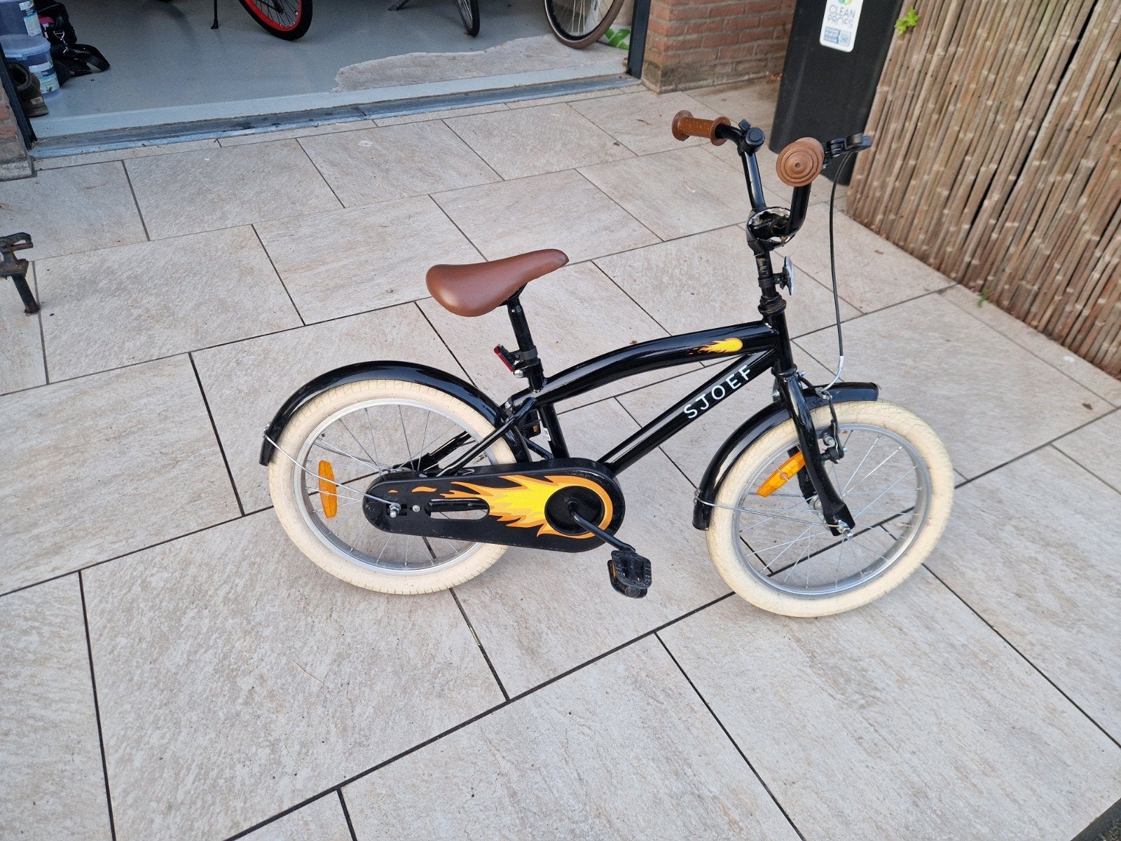 Sjoef cruise jongensfiets 18 inch, Fietsen en Brommers, Ophalen, Terugtraprem, 16 tot 20 inch, Sjoef