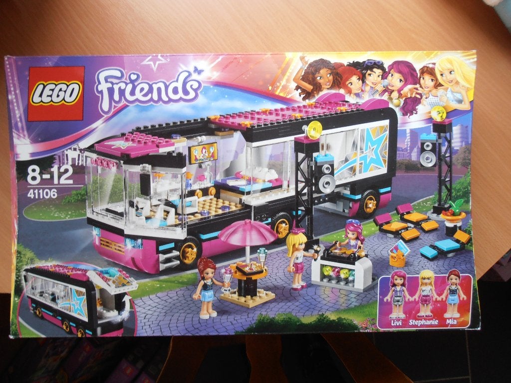 Lego Friends 41106 popster tourbus, Lego, Friends, Ophalen of Verzenden, Zo goed als nieuw