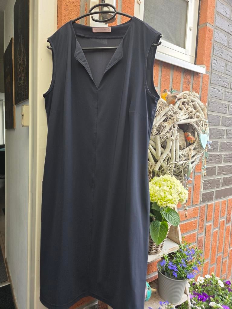 Studio Anneloes Poppy Bonded Travelstof Tuniek Zwart Maat L, Studio Anneloes, Zwart, Maat 42/44 (L), Ophalen of Verzenden
