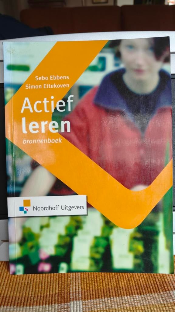 Actief leren - bronnenboek (Sebo Ebbens, Simon Ettekoven), Zo goed als nieuw, HBO, Ophalen of Verzenden, Sebo Ebbens, Simon Ettekoven
