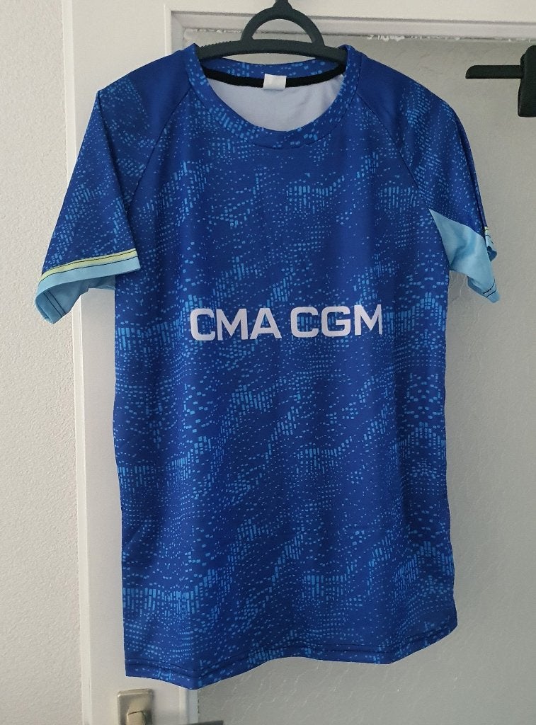 Olympique Marseille Trainingsshirt Blauw maat: M, Maat M, Ophalen of Verzenden, Nieuw, Shirt