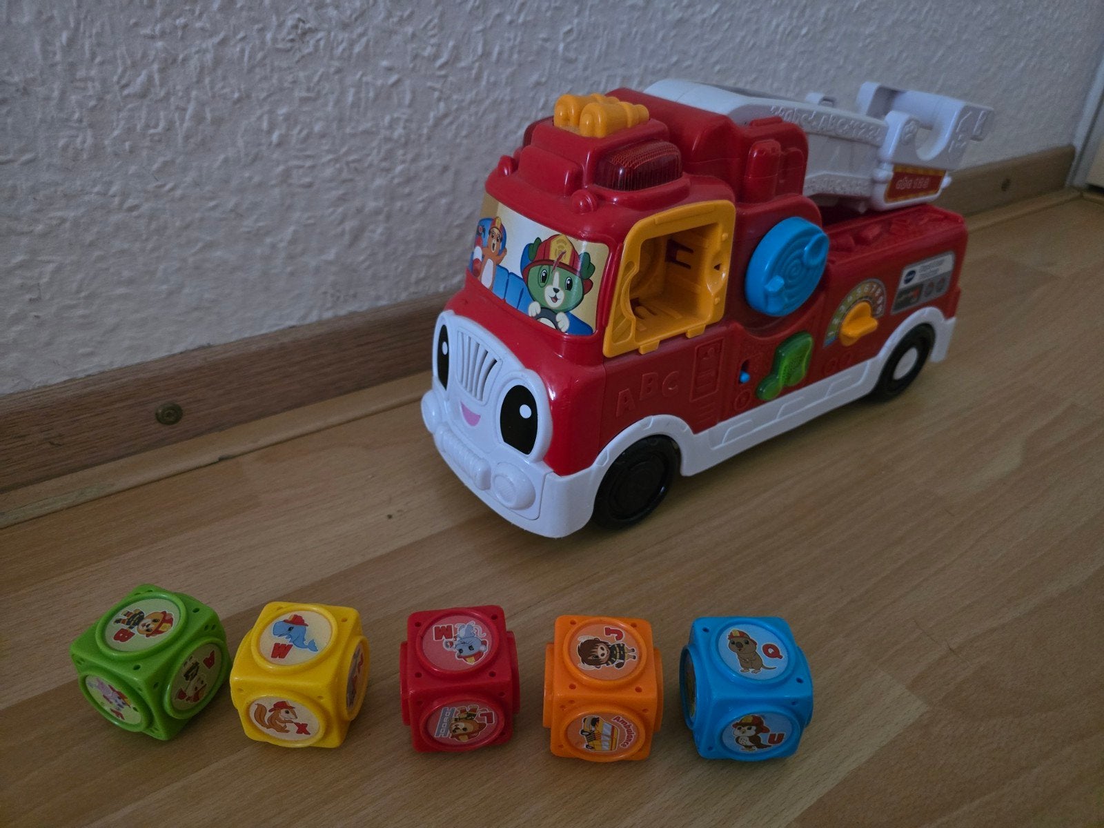 VTech toet toet brandweer ladder wagen, Ophalen of Verzenden, Gebruikt