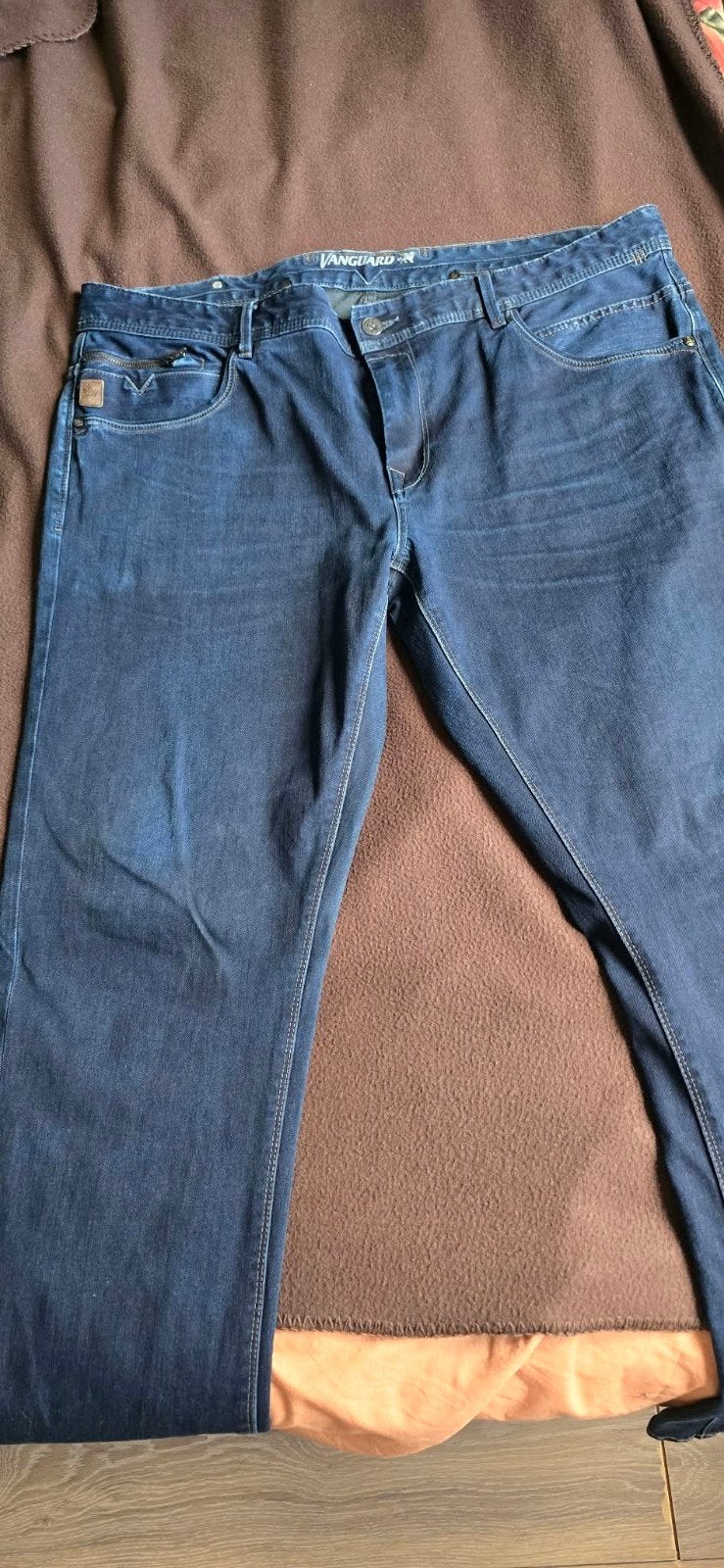 Vanguard Jeans - Donkerblauwe spijkerbroek, Kleding | Heren, Blauw, Overige jeansmaten, Ophalen of Verzenden, Vanguard