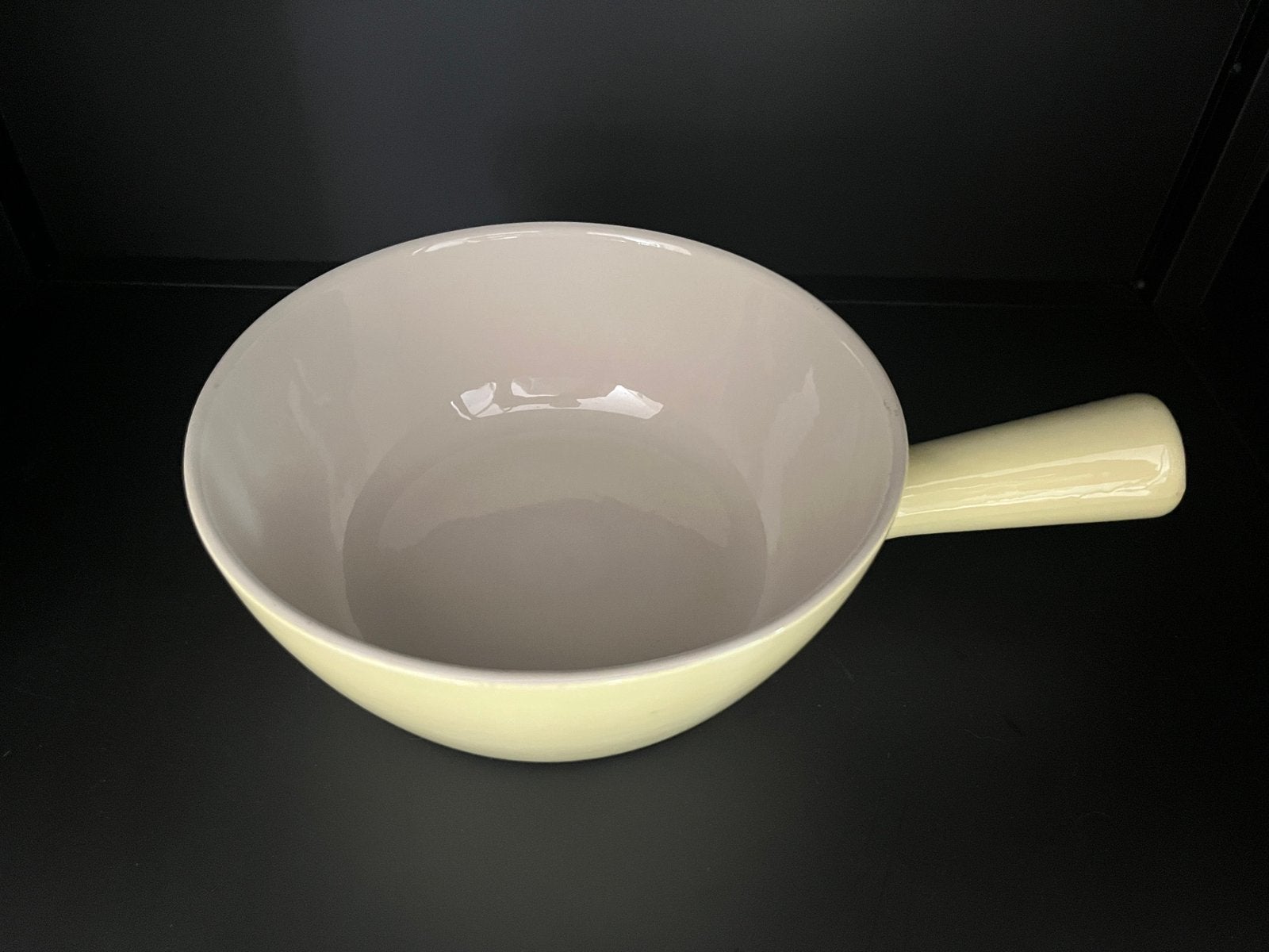 Pastel Regout Fondue Pan geel., Ophalen of Verzenden
