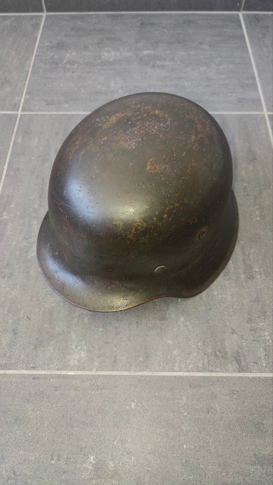wo2 Duitse helm m42, Verzamelen, Militaria | Tweede Wereldoorlog, Verzenden, Duitsland, Helm of Baret