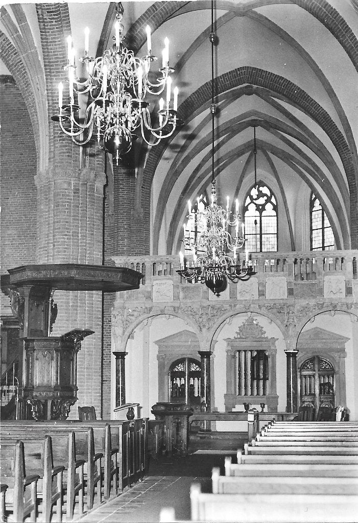 AK Rhenen - Interieur Cunera Kerk, Verzenden, 1960 tot 1980, Ongelopen, Utrecht