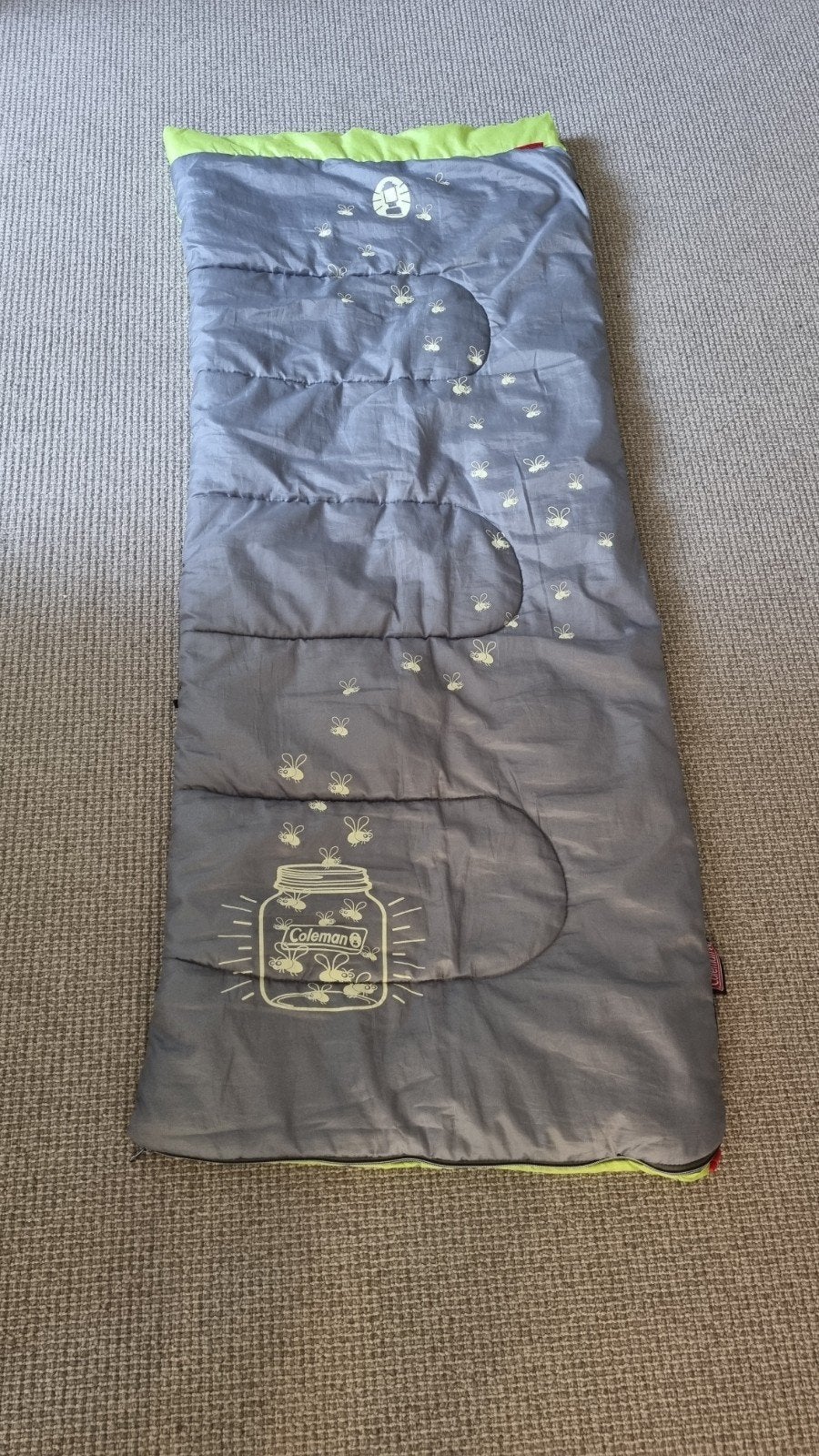 Coleman Glow in the dark kinderslaapzak 167,5x66, Ophalen, Gebruikt