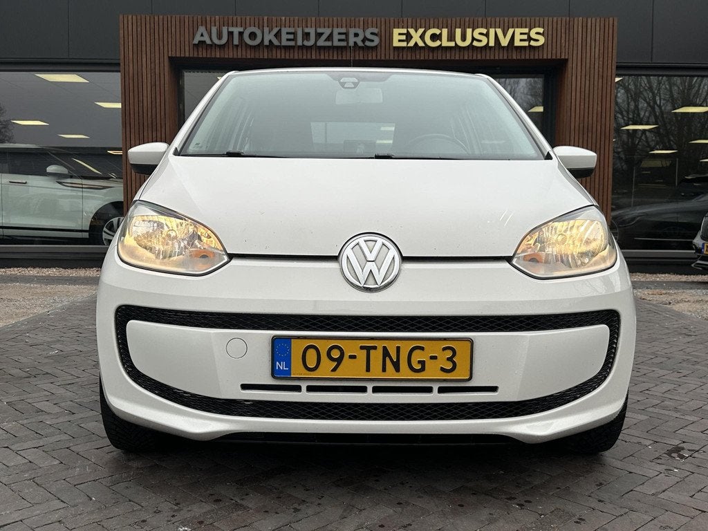 Volkswagen Up! 1.0 move up! Navi airco, Auto's, Volkswagen, Euro 5, Stof, Gebruikt, 4 stoelen
