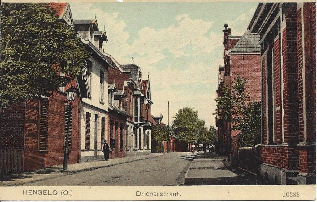 Hengelo (Ov.) Drienerstraat, Volk. Nauta 10388, Ophalen of Verzenden, Voor 1920, Ongelopen, Overijssel