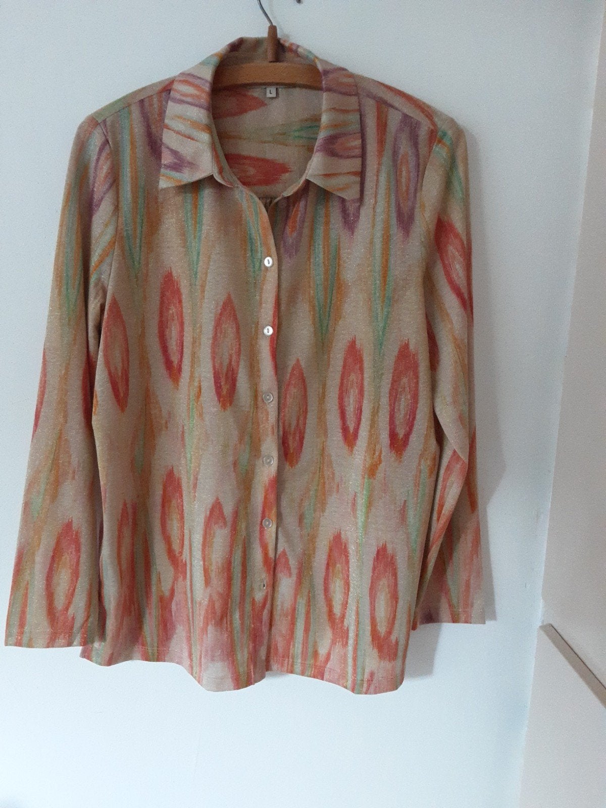 Blouse, Kleding | Dames, Meerkleurig, Maat 42/44 (L), Ophalen of Verzenden, Zo goed als nieuw