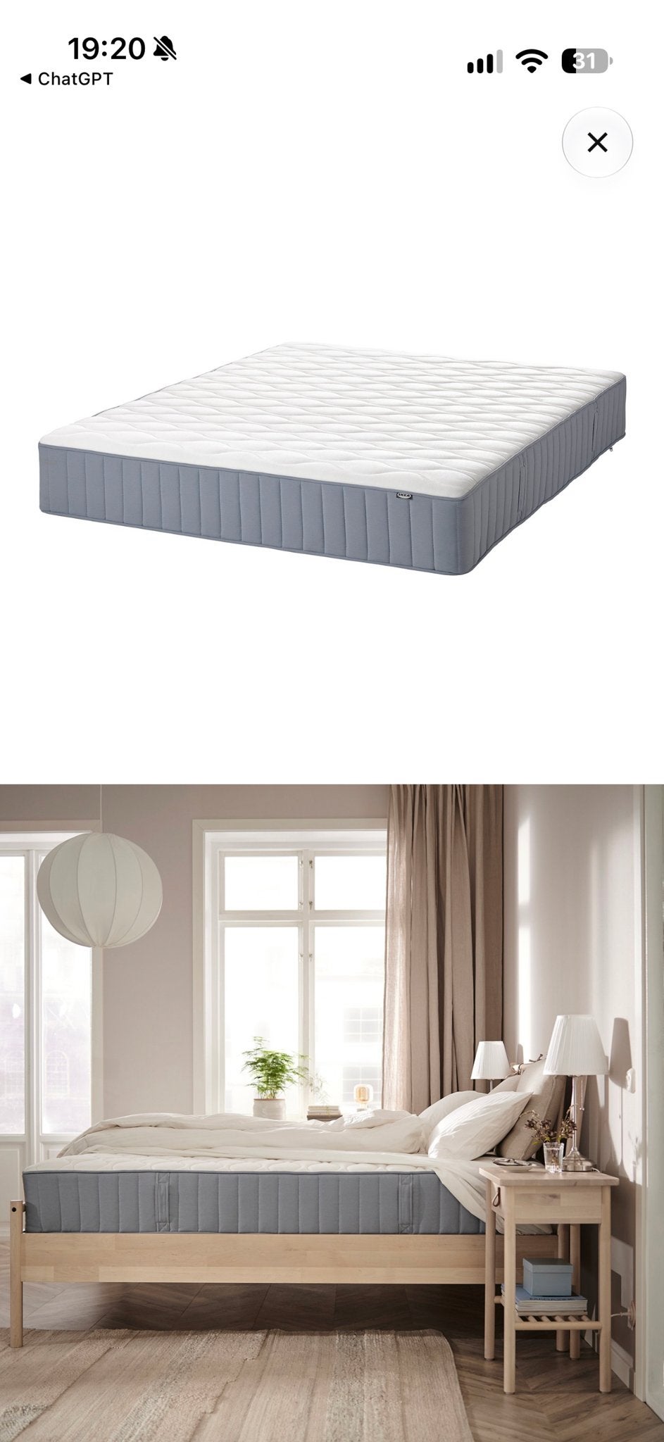 Foto 4 van IKEA VÅGSTRANDA Tweepersoonsbed met opbergruimte