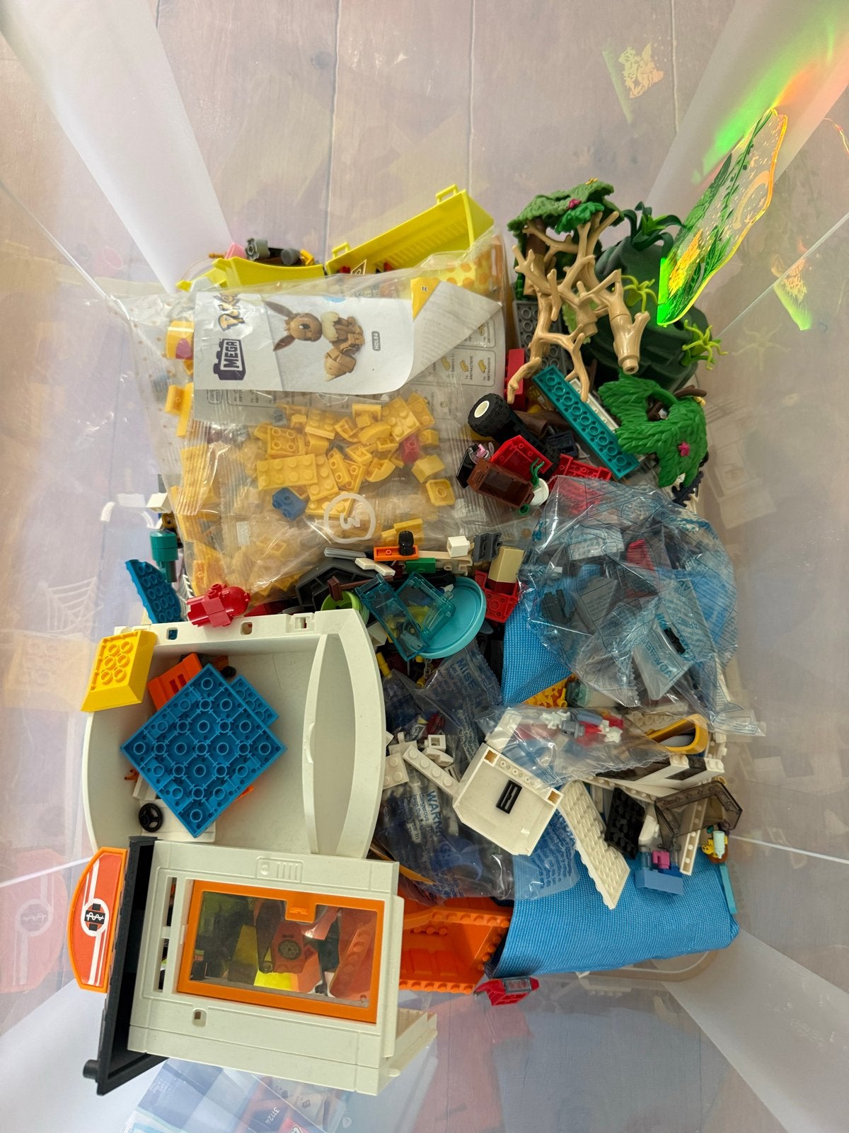 Grote doos vol diverse LEGO bouwstenen, Kinderen en Baby's, Ophalen, Zo goed als nieuw, Overige merken