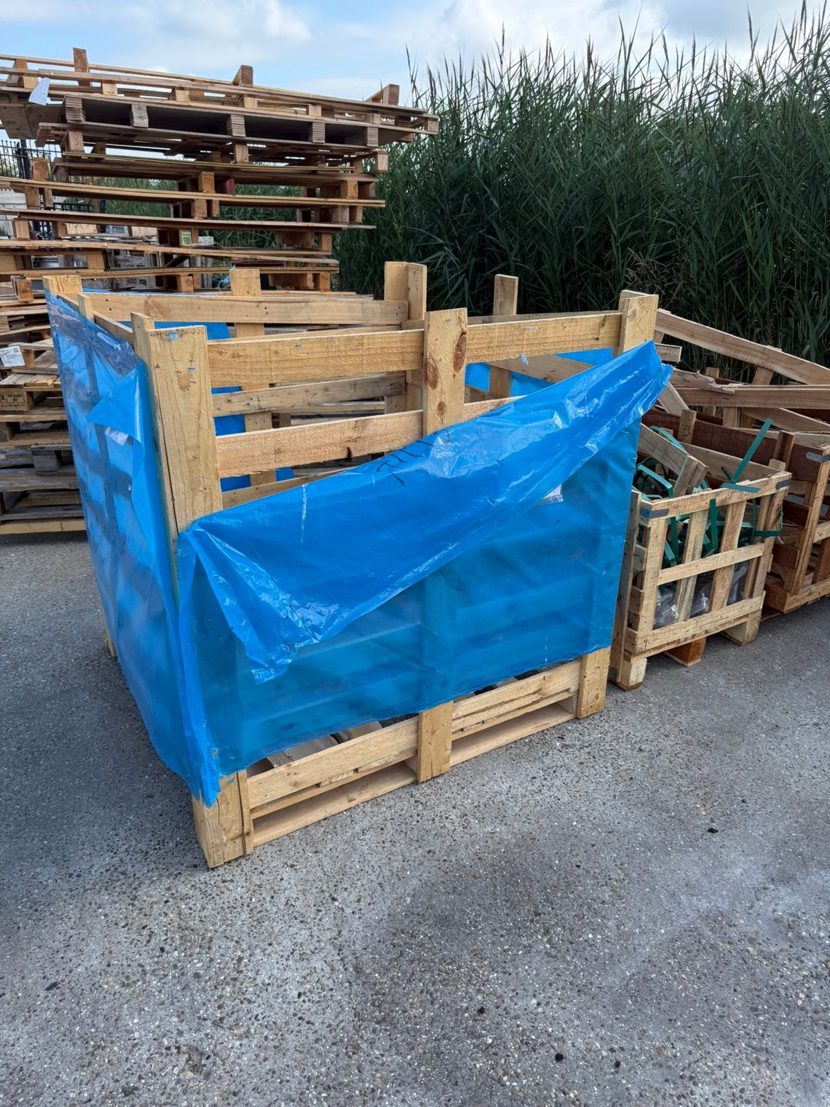 Houten krat, Doe-het-zelf en Verbouw, Hout en Planken, Ophalen, Zo goed als nieuw, 50 mm of meer, Balk