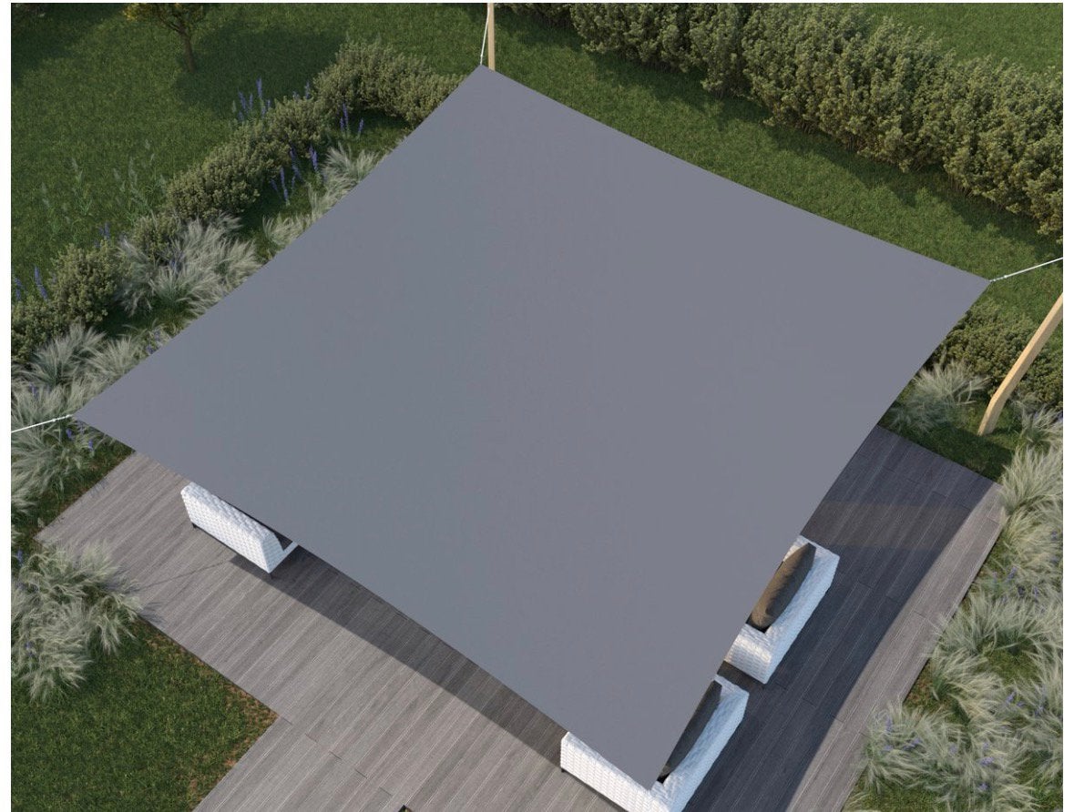 hanSe Schaduwdoek Vierkant Waterafstotend 5x5 m Zonnedoek, Ophalen of Verzenden, Nieuw