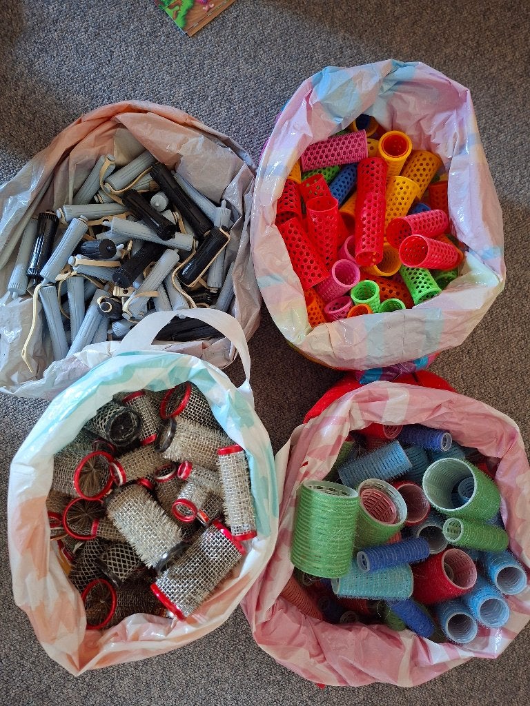 Krulspelden en permanent rollers van de kappersopleiding, Sieraden, Tassen en Uiterlijk, Uiterlijk | Haarverzorging, Ophalen of Verzenden