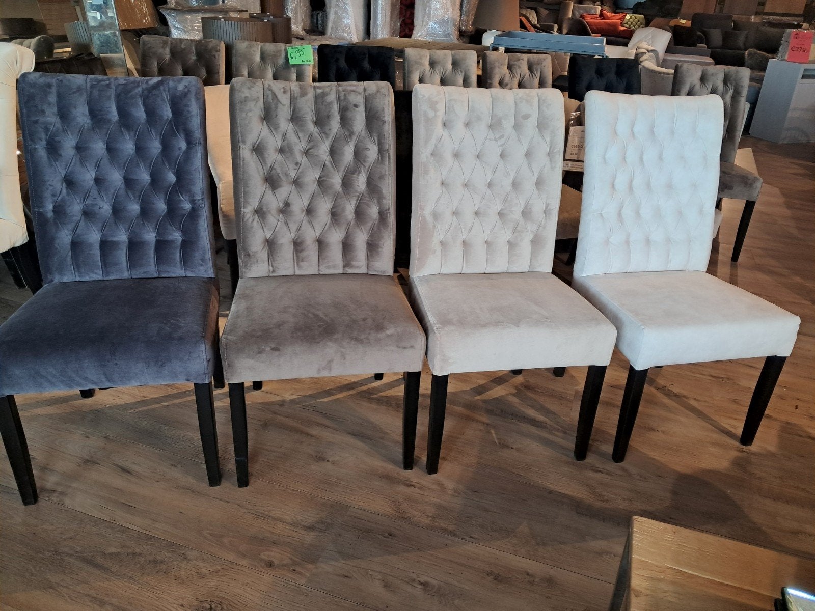 4  Eetkamerstoelen VOOR €99 perstuk, Ophalen, Overige kleuren, Zo goed als nieuw, Vier