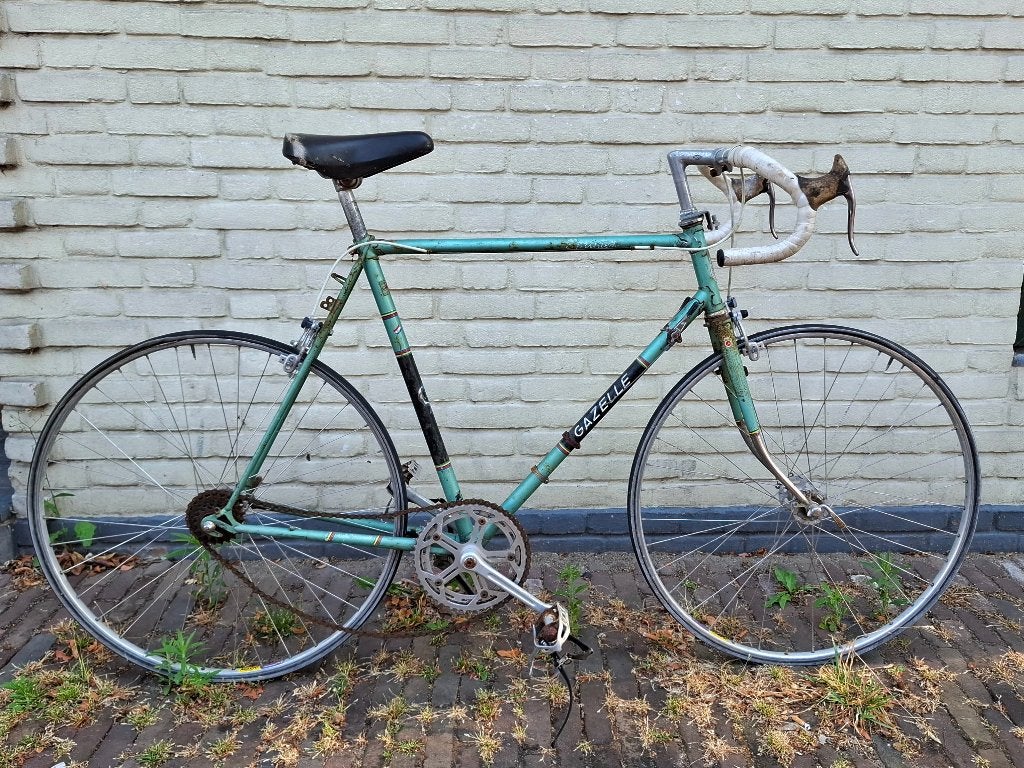 Gazelle Sprinter racefiets vintage opknapper Reynolds mint, Fietsen en Brommers, Fietsen | Racefietsen, Ophalen, 28 inch, Gebruikt