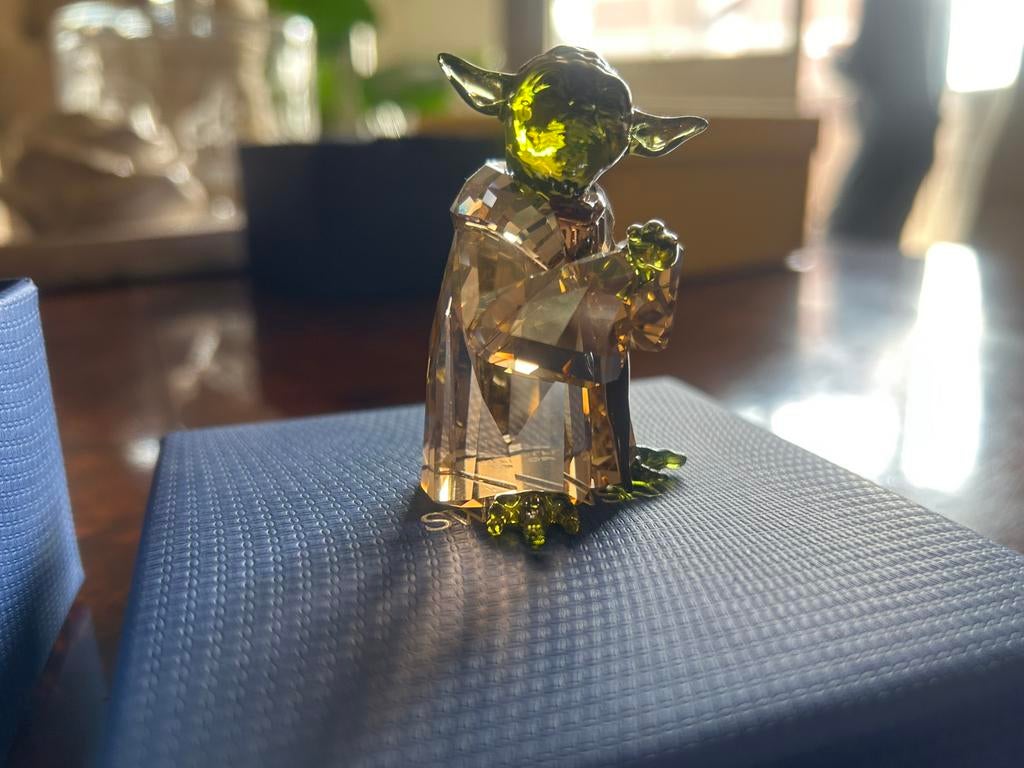 Master Yoda van Swarovski, Ophalen of Verzenden, Zo goed als nieuw, Actiefiguurtje
