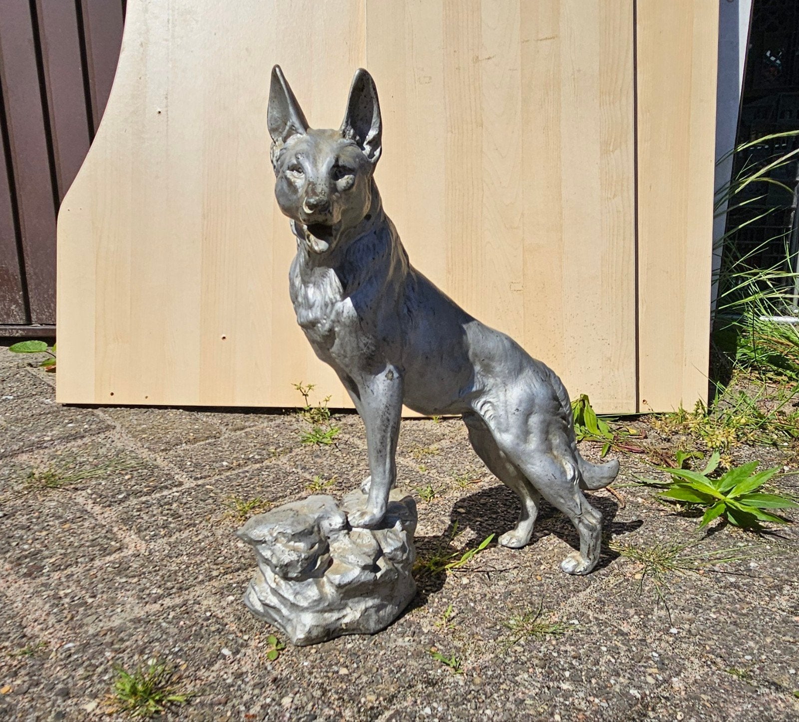 Beeld herdershond, Ophalen