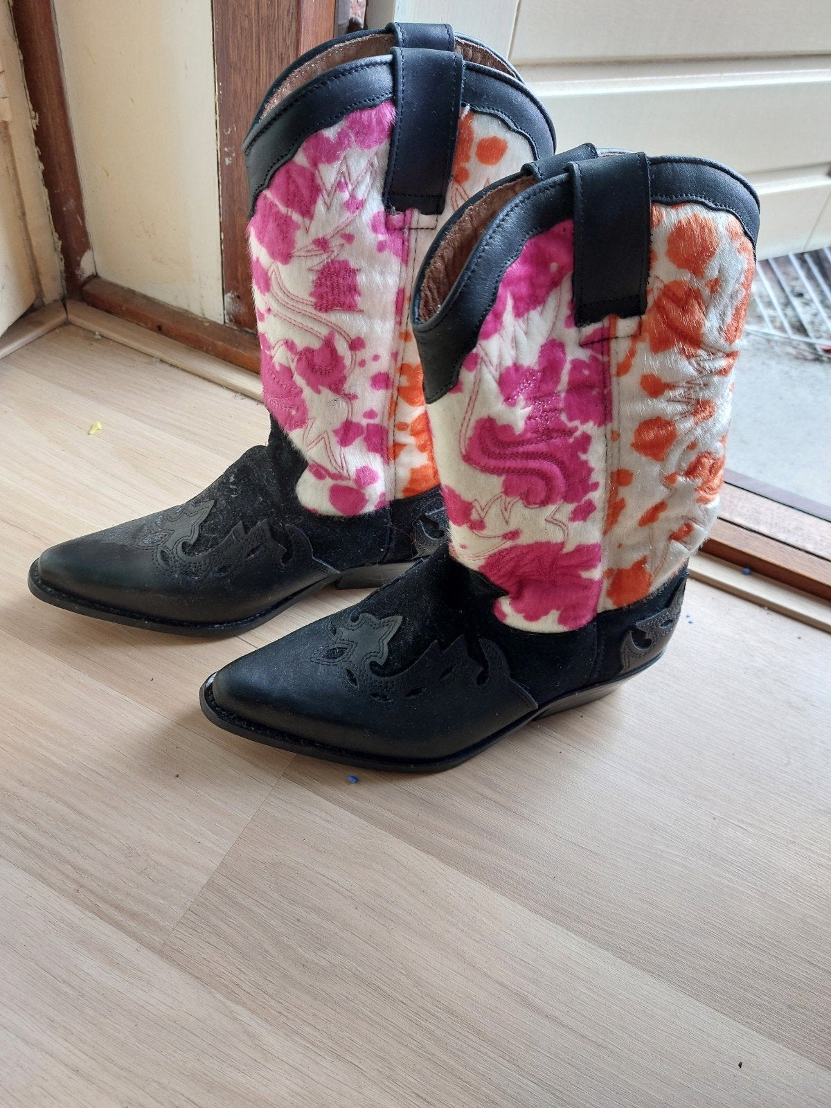 Gave cowboylaarzen van DWRS xRamijntje. maat 37, DWRS, Hoge laarzen, Zwart, Ophalen of Verzenden