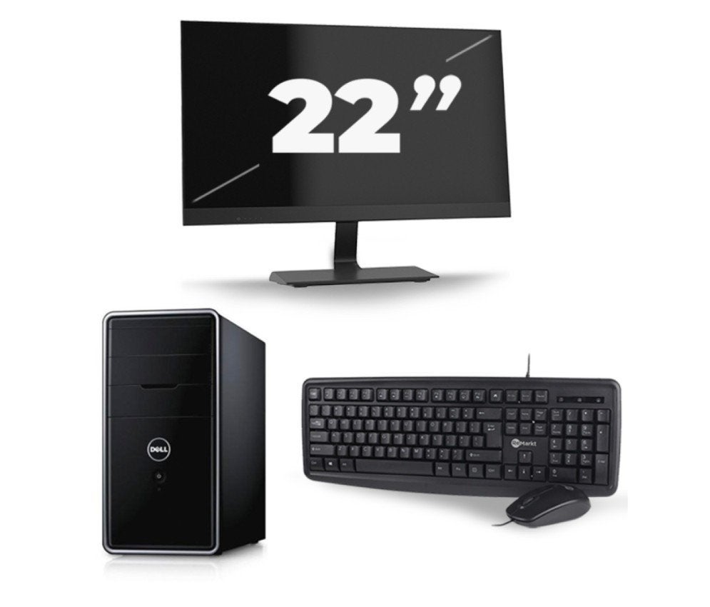 Dell i5 PC + 22 inch Monitor | Win11 + Office, Computers en Software, Desktop Pc's, Ophalen, HDD, Met monitor, 8 GB