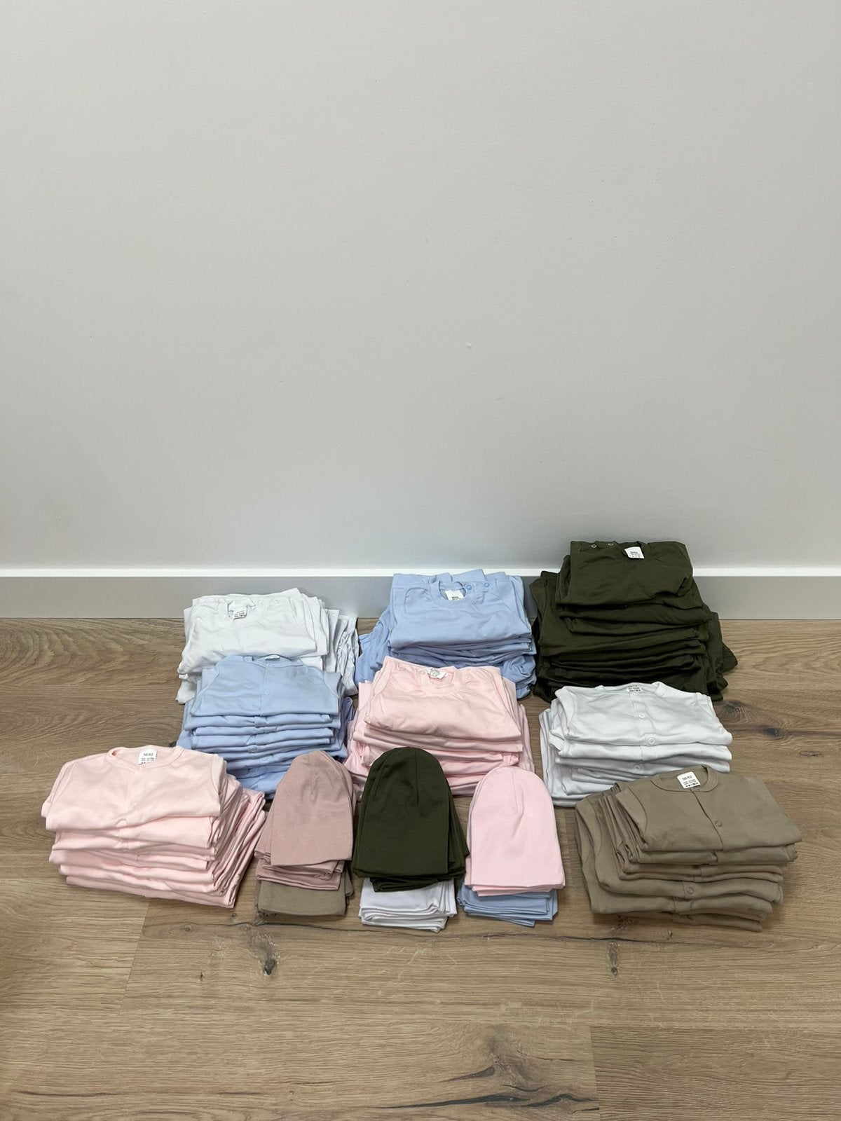 Baby kleding voor drukwerk - 100% kantoen zonder logo, Ophalen, Nieuw, Maat 62