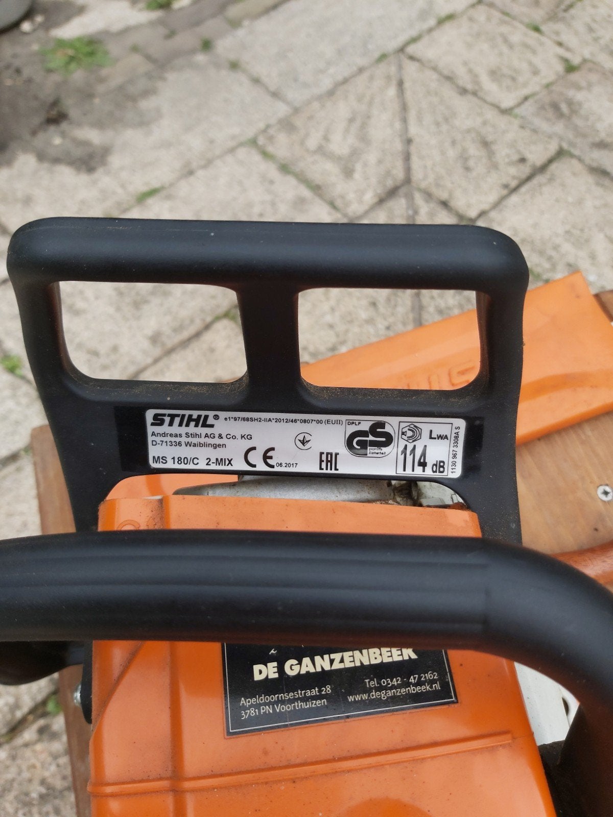 Stihl MS 180/C Z-MIX Kettingzaag met complete uitrusting, Ophalen, Stihl, Gebruikt, 70 mm of meer
